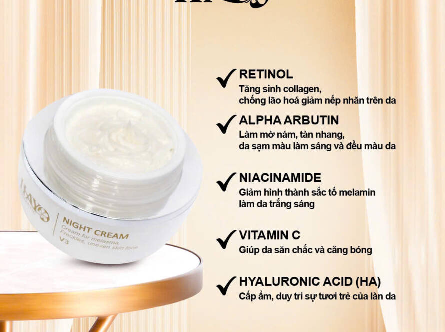 Kem dược mỹ phẩm trị nám Hayo Comestic Hàn Quốc