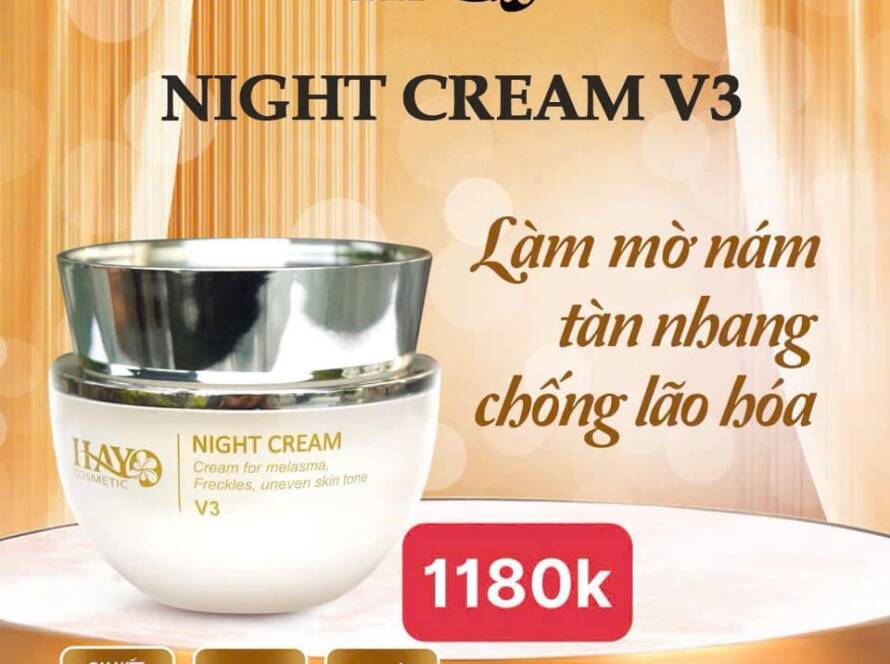 Tại sao ban đêm vẫn cần sử dụng kem dưỡng trắng da mặt
