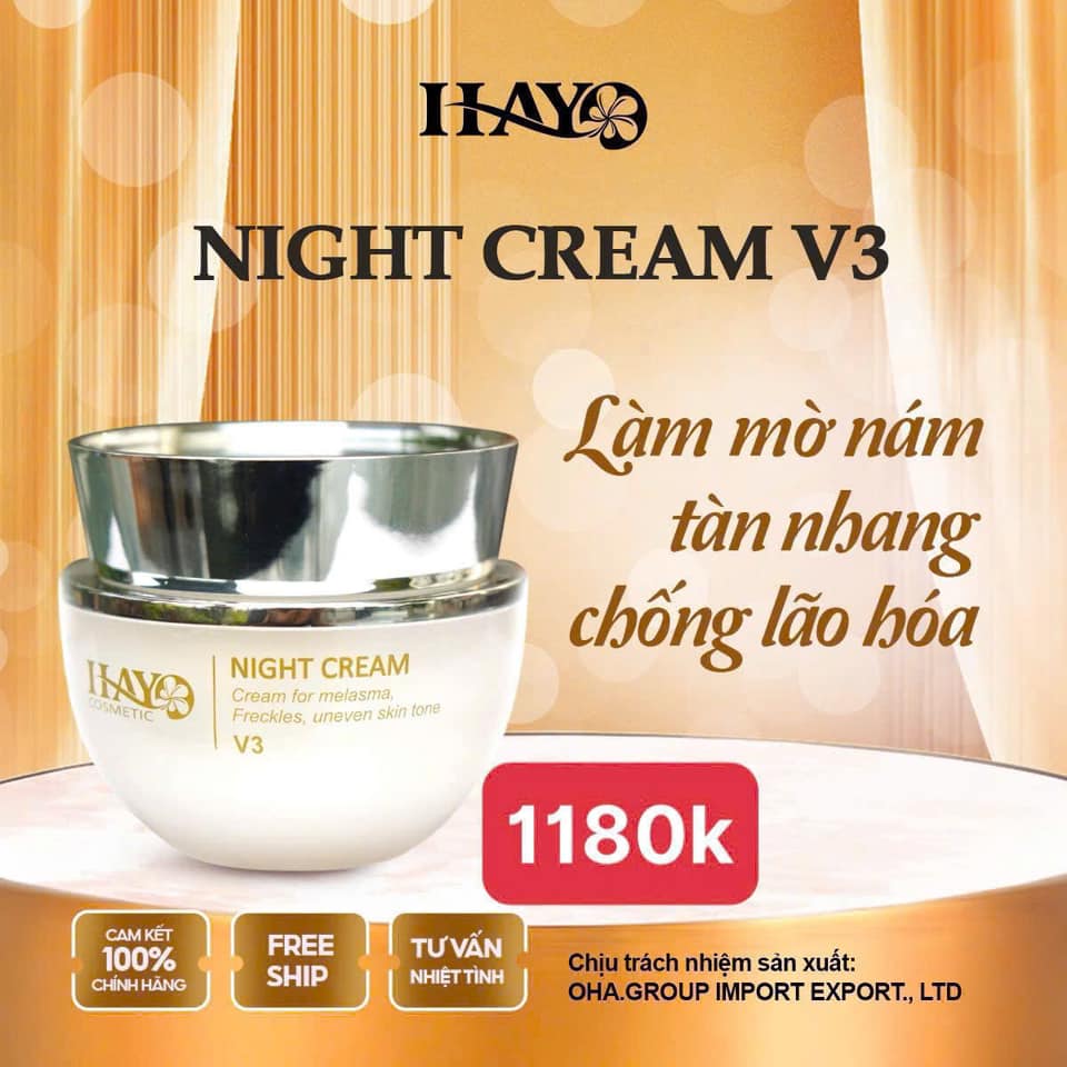 Kem dưỡng da chống lão hóa ban đêm Hàn Quốc