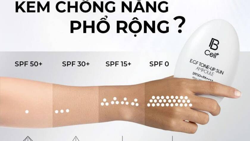 bôi kem chống nắng da vẫn xỉn màu
