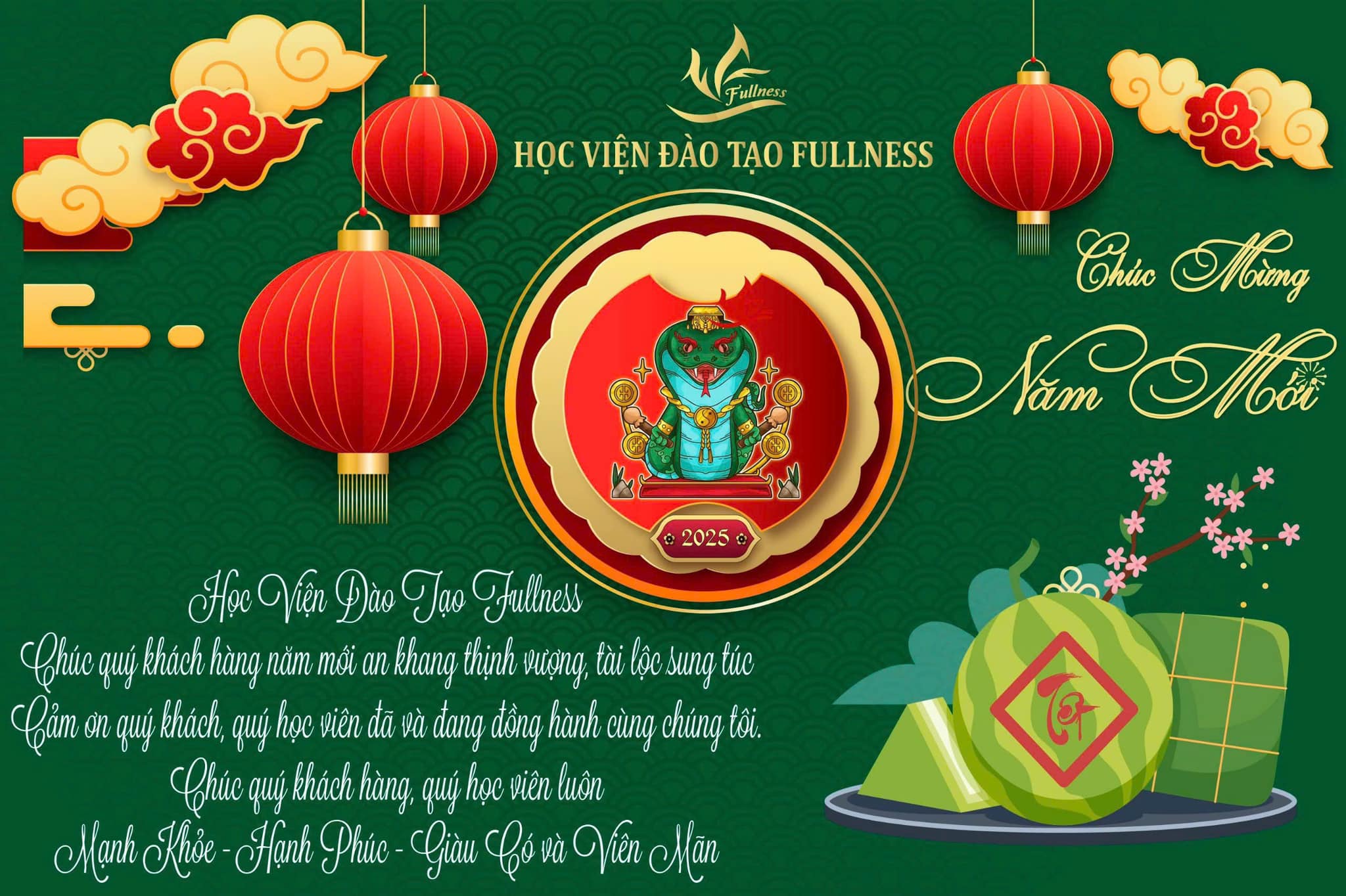 Học viện Fullness xin gửi đến bạn lời chúc mừng năm mới 2026